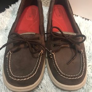 Dark Brown Sperry Topsiders